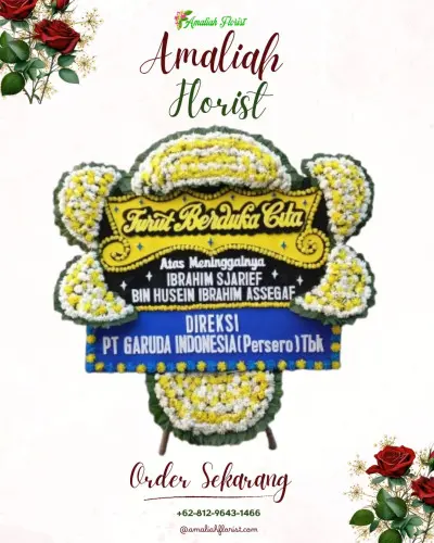 Papan Bunga Duka di Maguwoharjo
