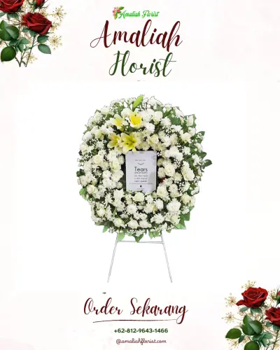 Krans Bunga Duka Cita di Maguwoharjo